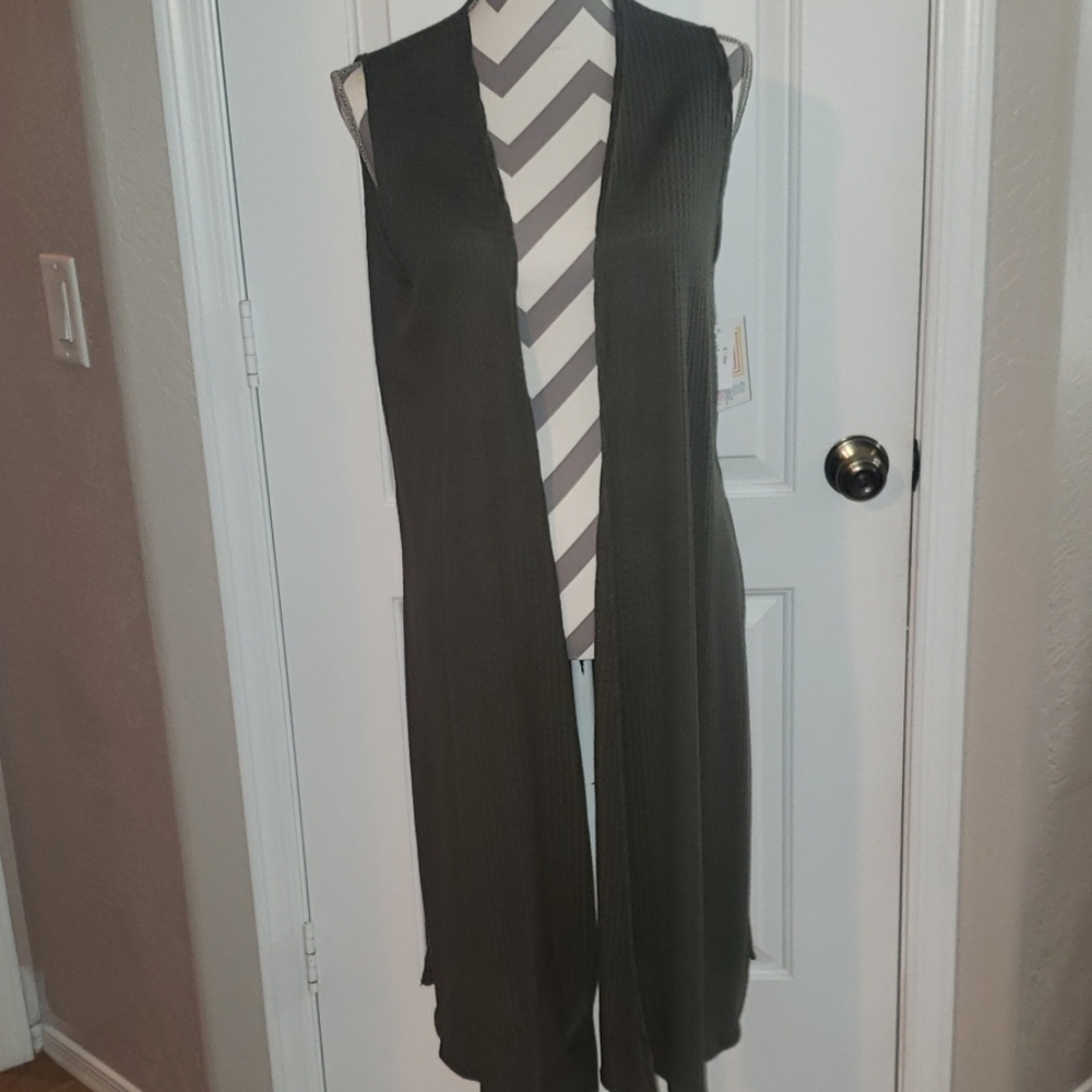 Lularoe Army Green Joy Vest